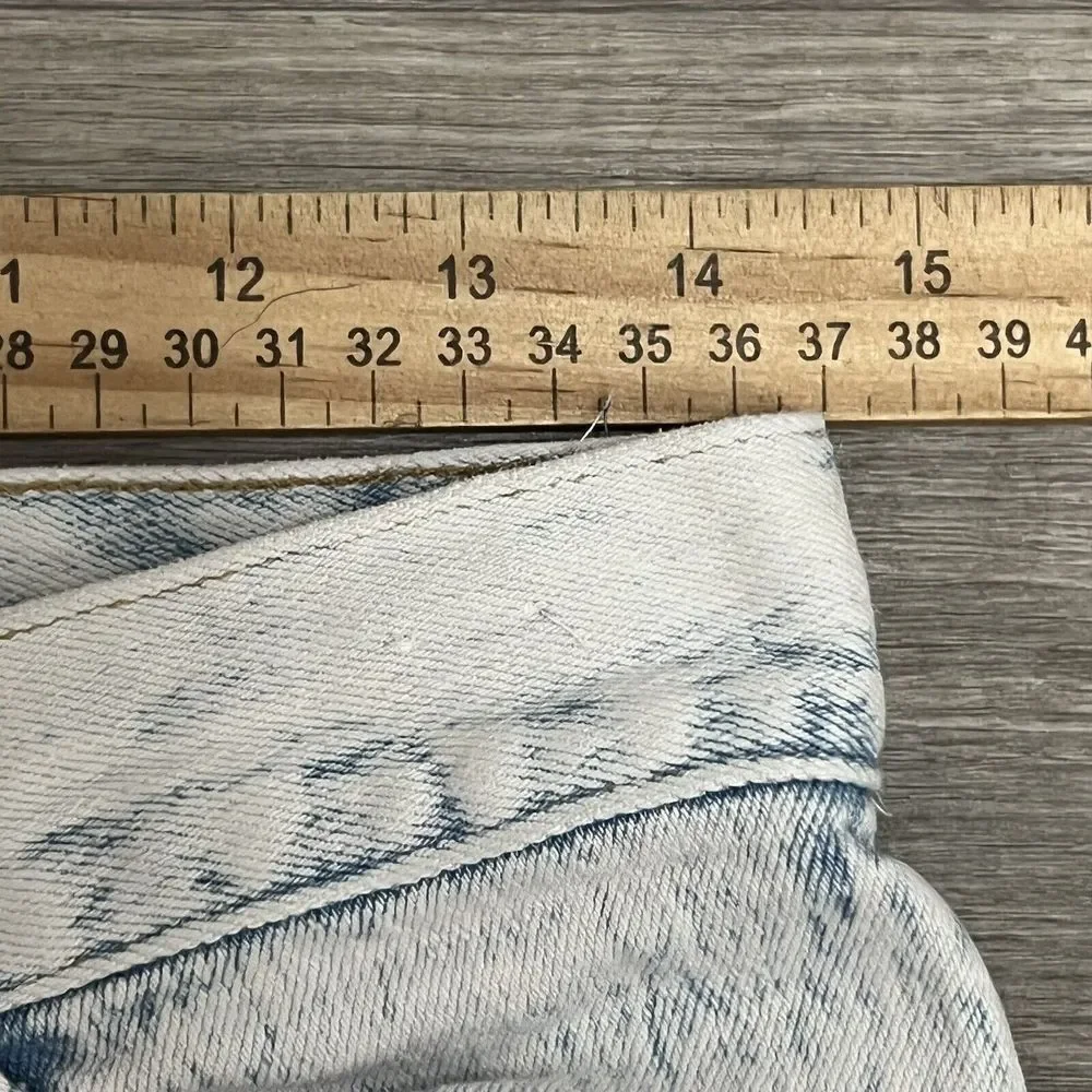 Anti‎ Basicx Jeans Womens 28x28 High Rise Vintage Y2K Embroidered Western Faded